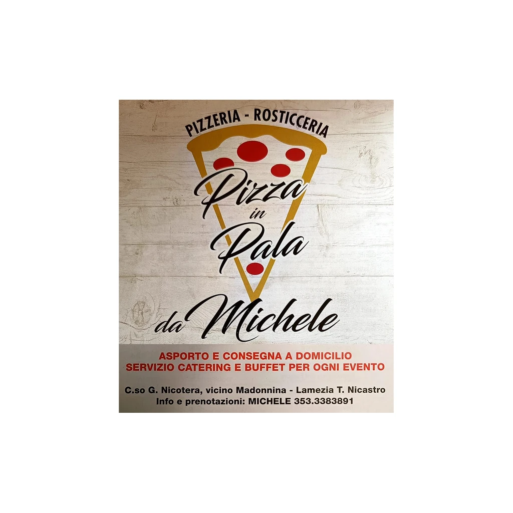 Logo Pizza in pala, partner del Lamezia Comics & Co 2026