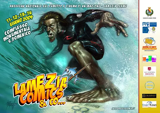 Locandina evento Lamezia Comics 2009