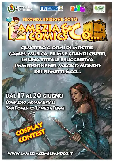 Locandina evento Lamezia Comics 2010