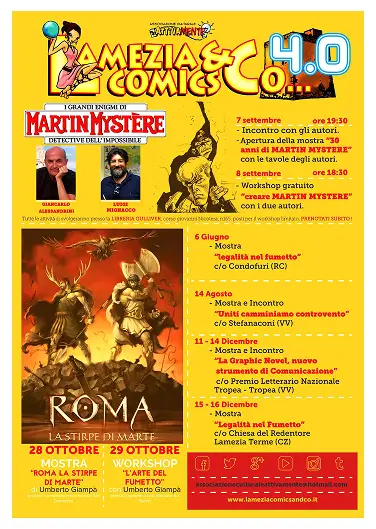 Poster evento Lamezia Comics & Co 4.0