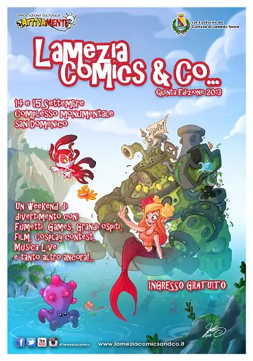 Poster del festival Lamezia Comics 2013