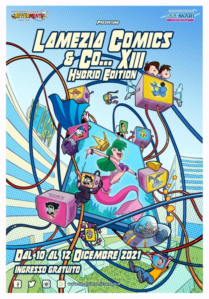 Locandina Lamezia Comics 2021