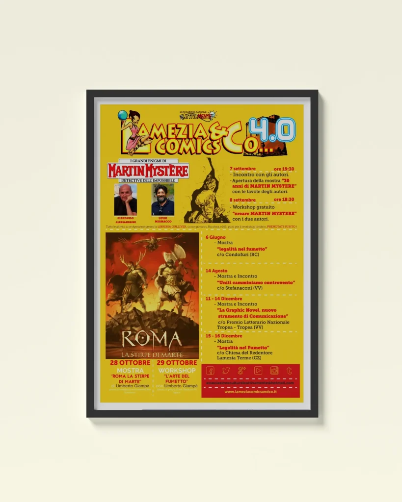 Locandina Lamezia Comics & Co 4.0
