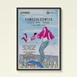 Locandina Lamezia Comics 2015 con sirena illustrata