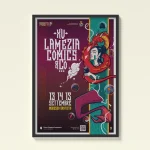 Poster XV Lamezia Comics e Co con drago
