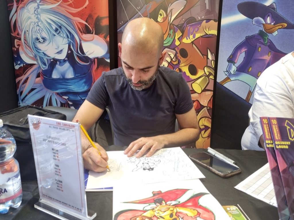 Ciro Cangialosi, disegnatore Disney, ospite del Lamezia Comics & Co 2026