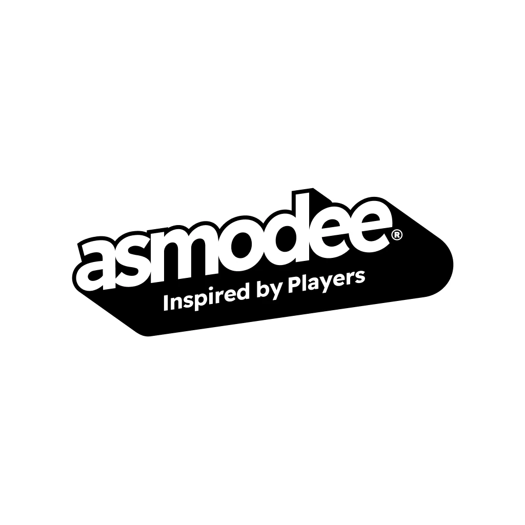 Logo Asmodee, partner del Lamezia Comics & Co 2026