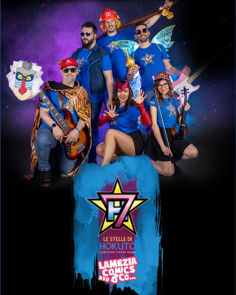 Le Stelle di Hokuto in concerto sul palco del Live District al Lamezia Comics & Co... 2026