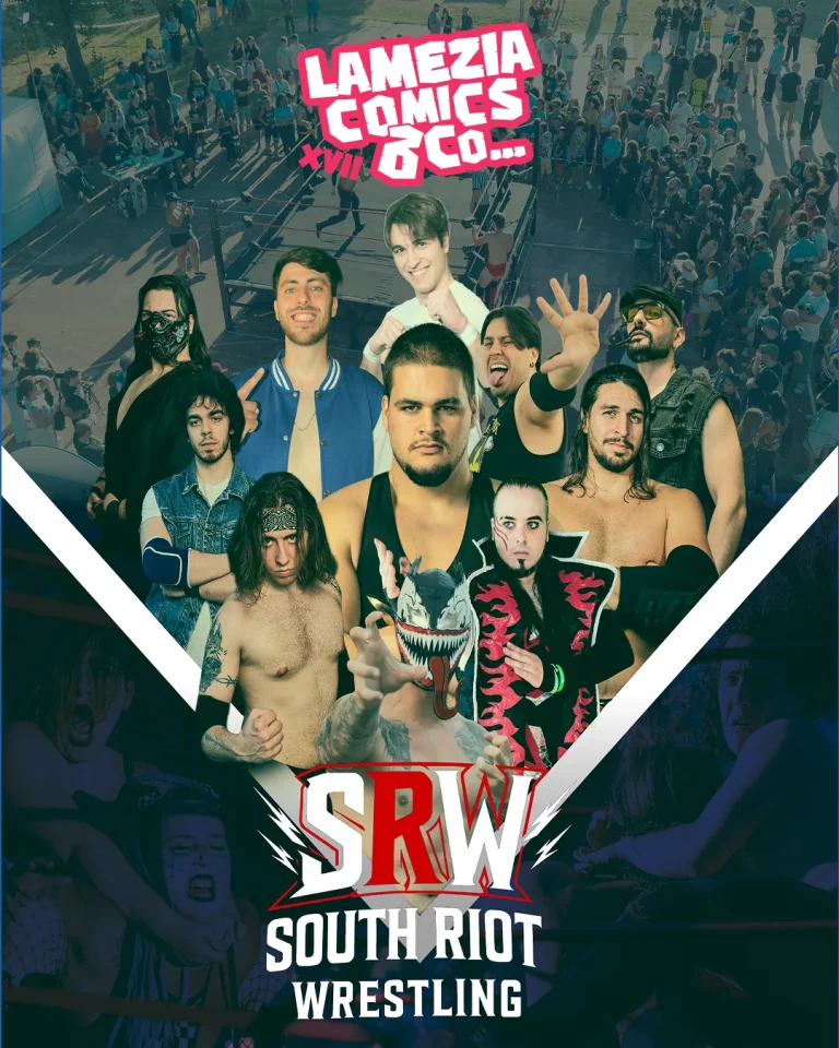 Lo show dal vivo di South Riot Wrestling al Lamezia Comics & Co... 2026