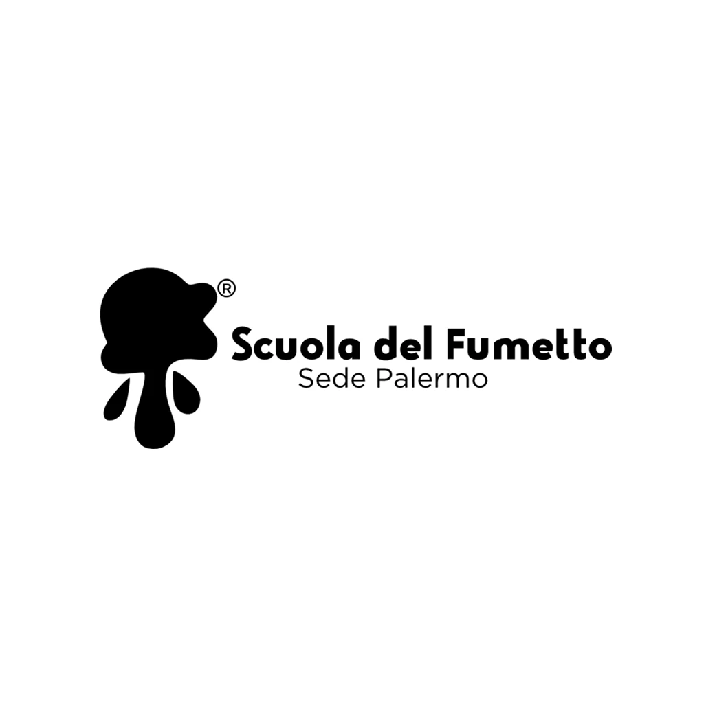Logo Scuola del Fumetto di Palermo, partner del Lamezia Comics & Co 2026