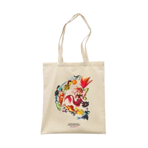 Tote bag in tela naturale con l illustrazione della locandina XVII edizione